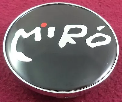 Miro Wheels Black / Chrome Custom Wheel Center Cap # C-098 (1) • $39.95