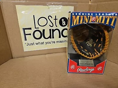 Rawlings Mini Mitt Mark McGwire #45 Genuine Leather Replica Glove 1991 *READ* • $8