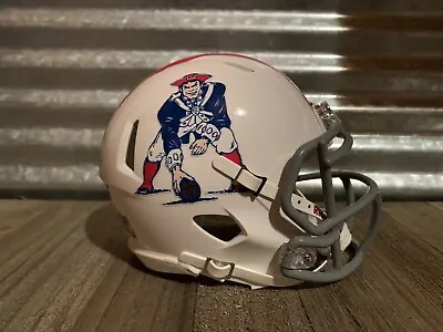 Custom New England Patriots Throwback Speed Mini Helmet • $65