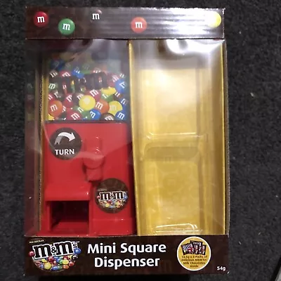2016 M & M Mini Square Dispenser Red. New In Box M&M • $14