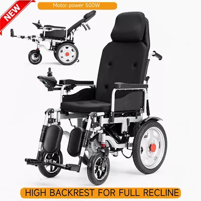 2024 Heavy Duty Folding Electric Wheelchair 24V 12AH 500W Mobility Aid Motoriz • $1036.44