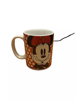 Disney Minnie Mouse 12oz Coffee Mug Cup Microwave Dishwasher Safe Red Polka Dot • $1.99