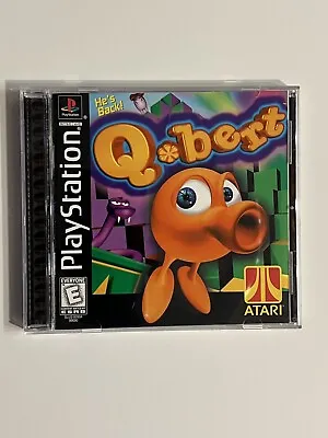 Qbert (Sony PlayStation 1 1999) PS1 Game And Artwork  • $8.99