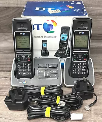 BT BT6500 Twin Cordless Landline Phone Set With Answering Machine Call Blocker • £27.99