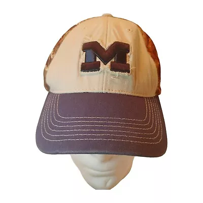 Michigan Wolverines Hat Cap Captivating Headgear Pre-Owned. Snapback Camouflage • $10.93