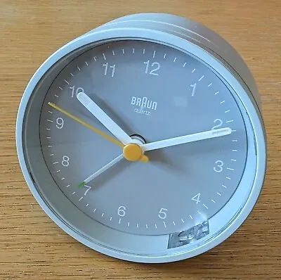 £12.99 • Buy Braun, BC12 Classic Alarm Clock - Grey, Dieter Rams, Jony Ive