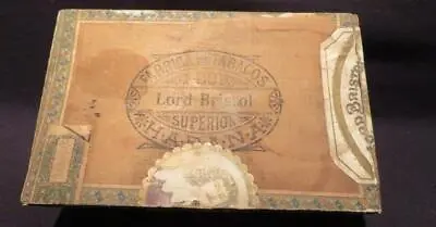 Lord Bristol Superior Habana Panatelas 1920s Wooden Cigar Box • $9.09