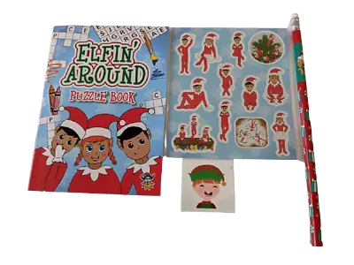 £2.95 • Buy Christmas Pencil & Sheet Elf Stickers & Puzzle Book & Tattoo Stocking Filler