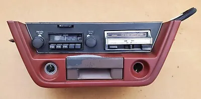 79-81 Datsun 280zx Hitachi Am Fm Radio Casette Tape Deck Center Console Burgundy • $449.99