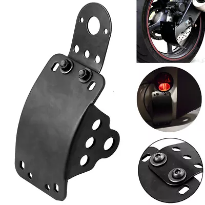 Motorcycle Side Mount License Plate Tail Light Bracket For Harley Chopper Bobber • $25.64