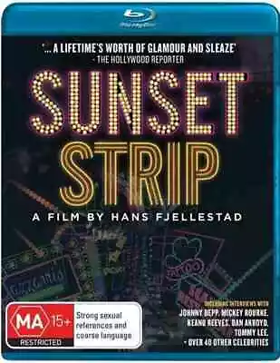 $11.90 • Buy Sunset Strip - Blu Ray - Johnny Depp, Mickey Rourke, Dan Akroyd, Alice Cooper