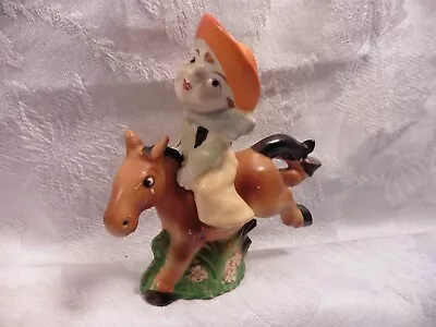 Vintage Cowboy Bucking Bronco Horse Salt And Pepper Shakers  Japan 1950's Ucagco • $25