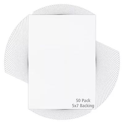 5x7 White Backing Matte Boards 4-ply Thickness For Art Prints Photos Print • $15.97