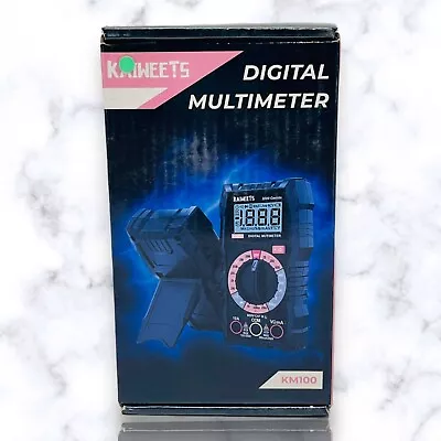 Digital Multimeter With Case DC AC Voltmeter Ohm Volt Amp Test Meter And Co... • $16.99