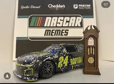NASCAR Diecast Trophy Martinsville Clock Win 1/24 Display Larson Logano Truex • $23.99