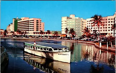 Miami Beach FL-Florida Lake Pancoast Scenic View Vintage Postcard • $7.99