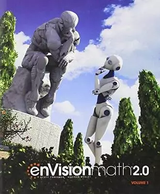 Envision Math 2.0 Common Core Student Edition Grade 8 Volume 1 Copyri - Good • $4.24