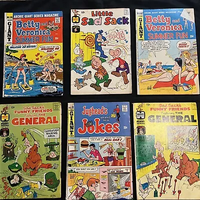 LOT OF 6 VINTAGE 60’s 70’s & 80’s COMIC BOOKS SEE PHOTOS Lot Y • $12.99