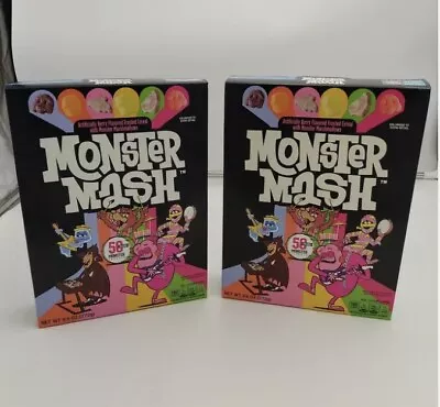 Monster Mash Cereal 2 Boxes 50th Anniversary Chocula  Frute Brute Yummy Mummy • $19.96