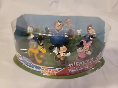 DISNEY MICKEY MOUSE-MICKEY'S CAR WASH FIGURINE PLAY SET New • $24.99