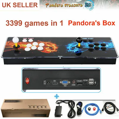 £139.79 • Buy 3D Arcade Machine Table Retro Classic Gaming Cabinet Pandora Box 3399 Games HD