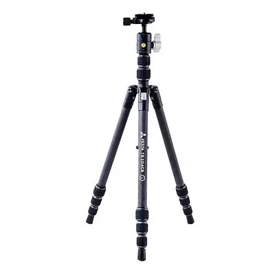 Vanguard VESTA TB 204CB 4-Section CF Travel Tripod With T-46 Ball Head Black • $109.99