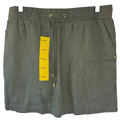 Company Ellen Tracy NWT Green Linen Skort Size Medium • $13.97