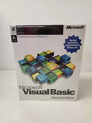 Microsoft Visual Basic 4.0 VB 4 Professional PRO Edition Windows PC - SEALED • $40