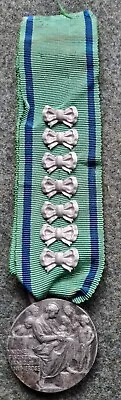 ORIGINAL FASCIST MEDAL MEDAGLIA D'ONORE PER MADRI DI 7 FIGLI X FAMIGLIE NUMEROSE • $49.99