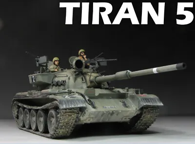  Award Winner Built Tamiya 1/35 Israeli Tiran 5 /T-55 With 105mm Gun +Figures   • $349.98