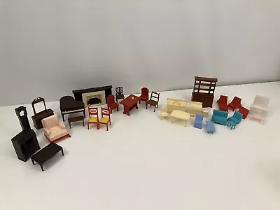 Lot Vintage Dollhouse Furniture Plasco Renwal Superior Marx • $20.69