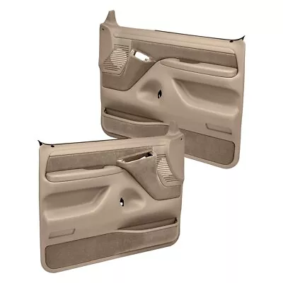 For Ford F-350 92-97 Coverlay Medium Brown Dash Cover & Door Panels Combo Kit • $875.68