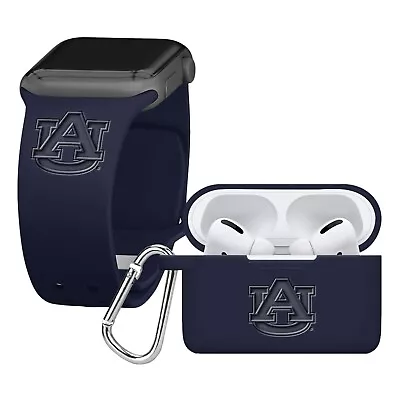 Auburn Tigers Engraved Apple Watch Band And AirPod Pro Combo Package • $44.99