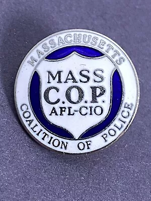 VTG MASS COP AFL CIO Enamel Pin - Massachusetts Coalition Of Police  • $25