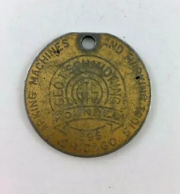 George T Schmidt Chicago IL GTS Marking Machines Tools Metal ID Tag WRR Vtg • $12.50