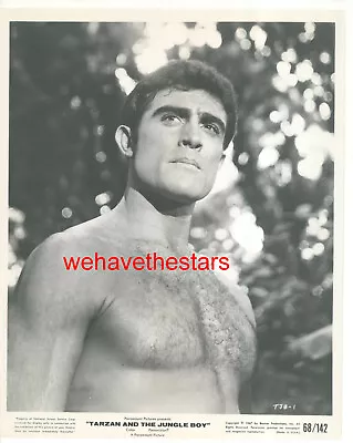 VINTAGE Mike Henry BEEFCAKE MUSCLE HAIRY CHEST '68 TARZAN Publicity Portrait • $39.96