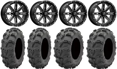 MSA Milled Boxer 14  ATV Wheels 28  Mud Lite XL Tires Kawasaki Brute Force IRS • $1262.80