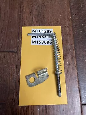 OEM JOHN DEERE Pin Bracket Spring Combo Set M161289 M148312 M153696 • $19.99