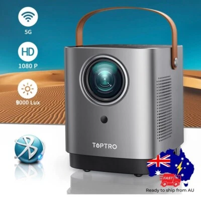 Mini Projector 5G WiFi 9000 Lumen 1080P Bluetooth Portable PC Smartphone PS5 • $229