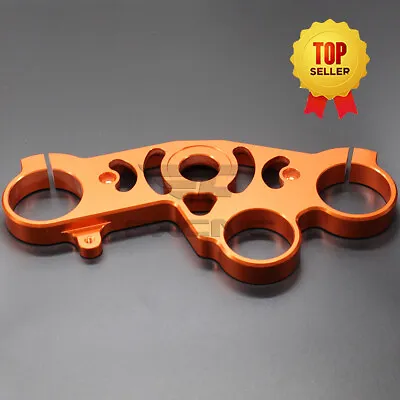 Lowering Triple Tree Front End Upper Top Clamp For YZF R1 2004 2005 2006 Orange • $49.77