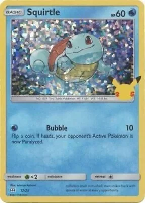 Squirtle 17/25 McDonalds Holo Pokemon Card NM • $6.49