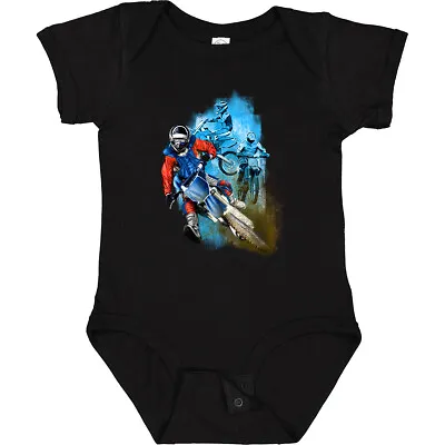 Inktastic Motocross Baby Bodysuit Dirt Bike Ride Motorcycle One-piece Infant • $18.99