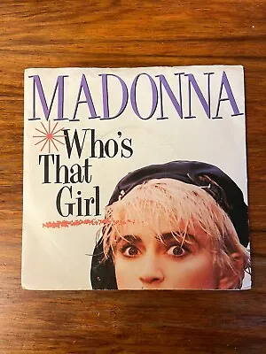 Madonna - Who's That Girl - 7” Single - Ex/vg - (B2) • £3.99