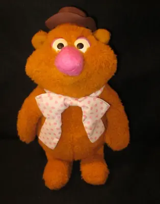 Fisher-Price Muppets  Fozzie Bear W/Hat  #851 Plush Stuffed Animal Vintage 1976 • $19.99