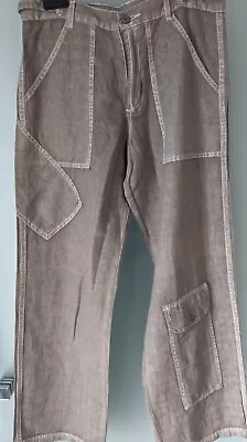 $45 • Buy Kenzo  Paris Designers Junior  Linen Pants Size S  As New