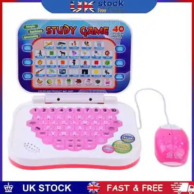 £9.99 • Buy Bilingual Early Educational Learning Machine Kids Laptop Toys With Mouse
