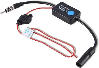 Car Antenna Signal Booster Universal 12V For Better Reception • £14.45