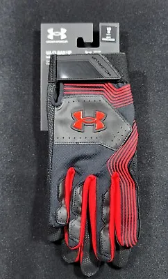 UA UNDER ARMOUR CLEAN UP ADULT LARGE  BASEBALL BATTING GLOVES NWT Free Shipping • $24.99