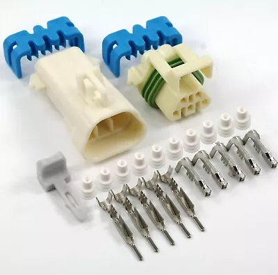 Delphi Metri-Pack 150 Series 5-Way Connector W/20-22 AWG Sealed Waterproof Set • $12.13