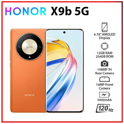 (Unlocked) HONOR X9b 5G 12GB+256GB ORANGE Dual SIM Octa Core Android Cell Phone • $405